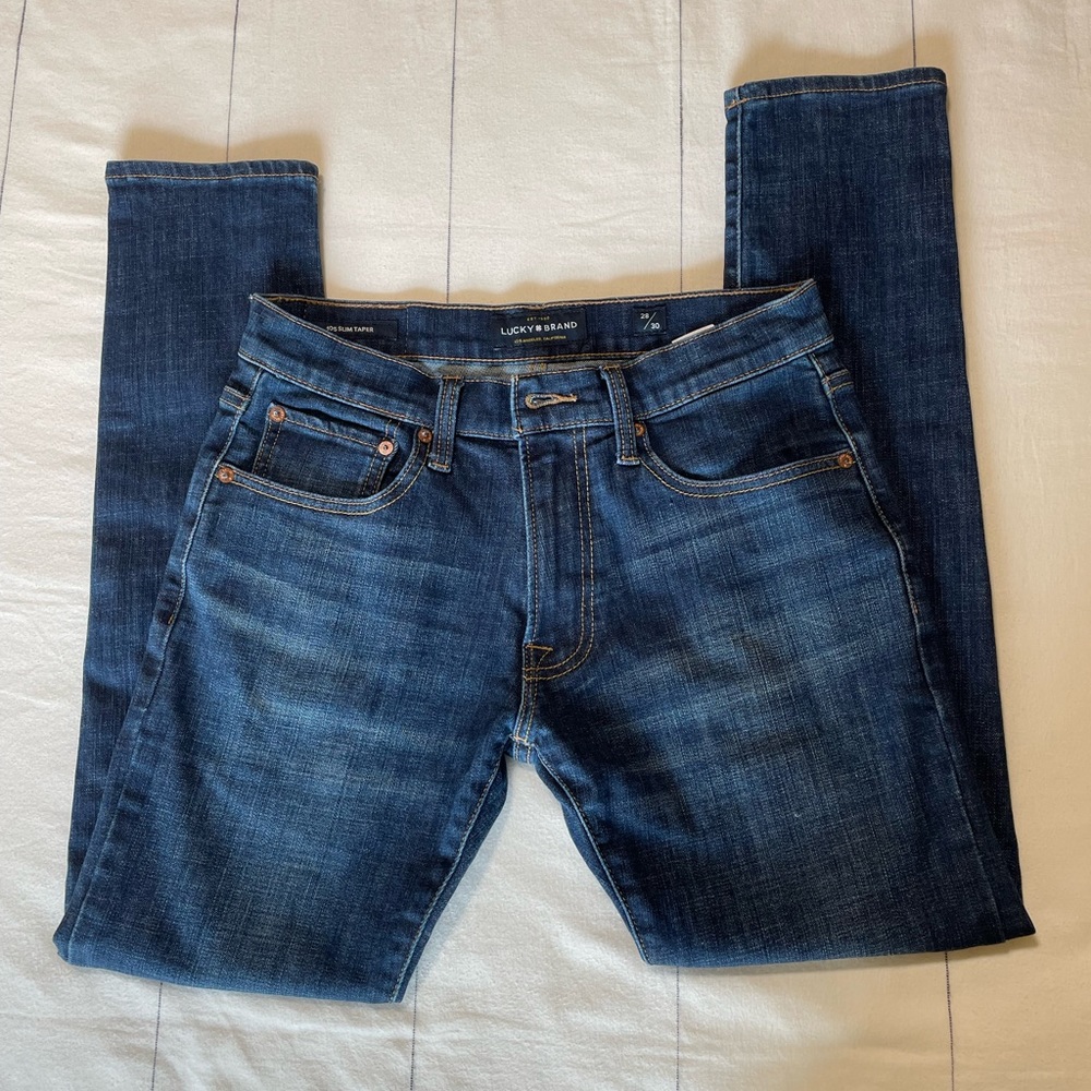 Lucky Brand 105 Slim Taper Dark wash Jeans